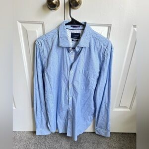 Cactus Light Blue Casual Button Down Shirt